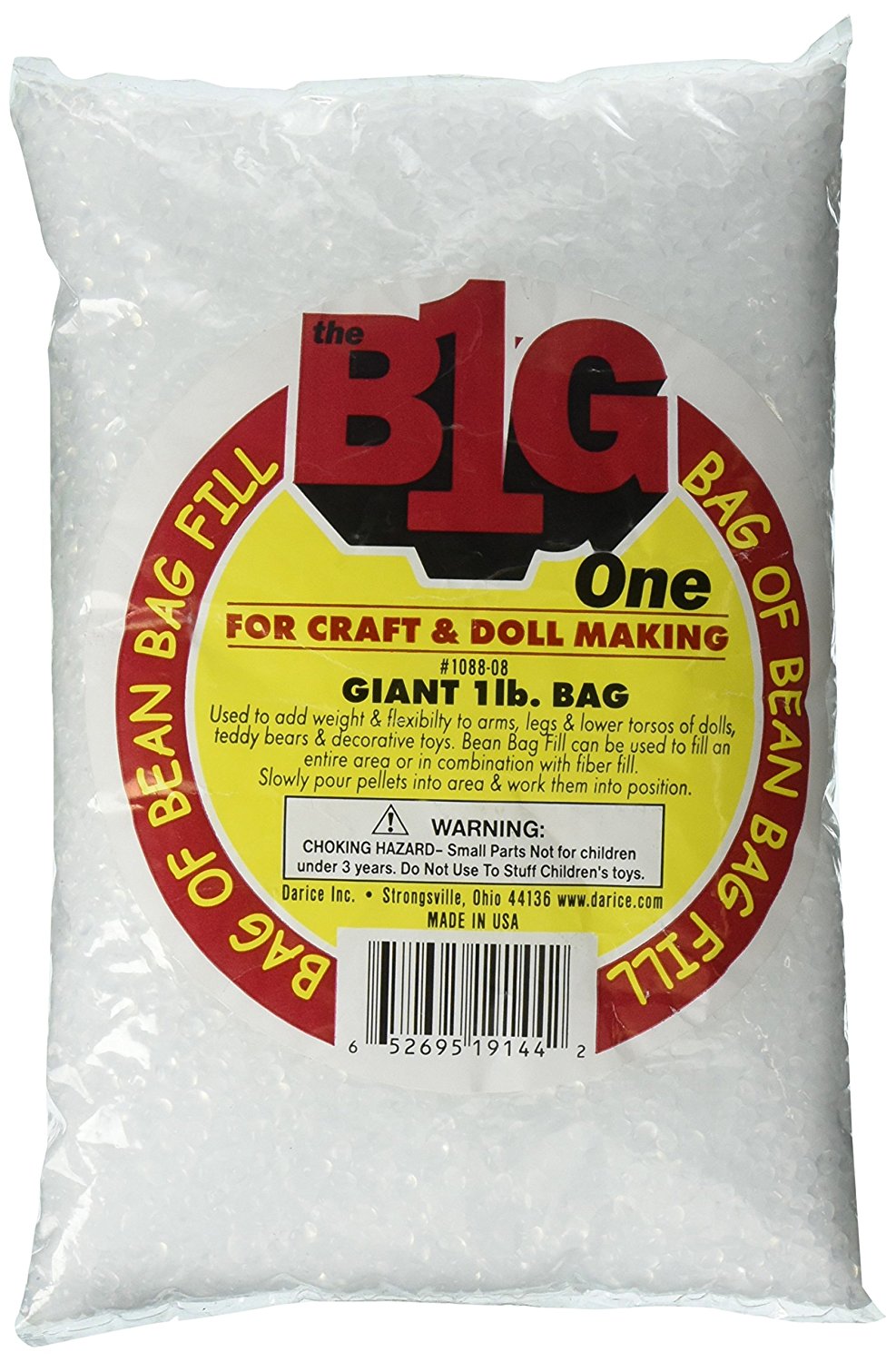 Darice Bean Bag Filler Plastic Pellets