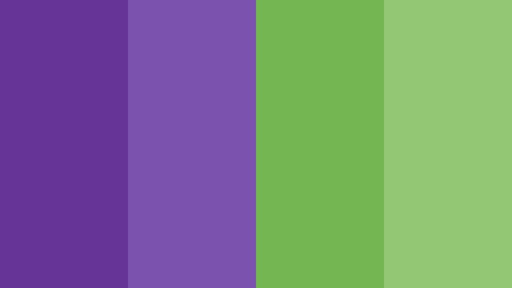 Green and Purple