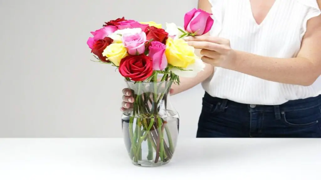 How To Take Care Of Roses In A Vase 1 roses in vase